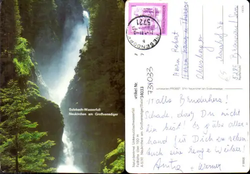 734033 Neukirchen am Großvenediger Untersulzbachwasserfall Wasserfall