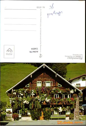 734056 Dienten am Hochkönig Blumenhaus Bauernhaus