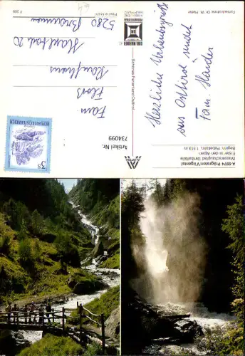 734099 Mehrbild AK Prägraten Virgental Umbalfälle Wasserfall