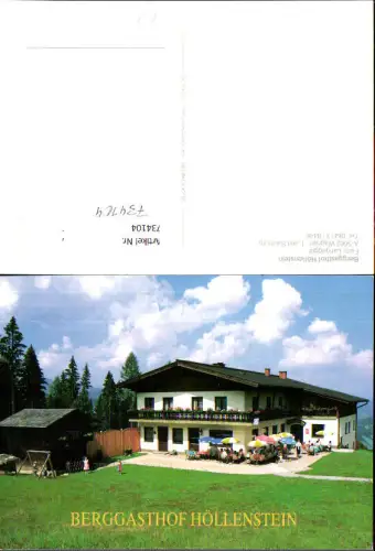 734104 Wagrain Berggasthof Höllenstein