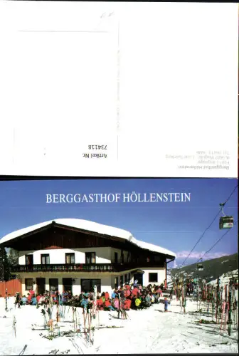 734118 Wagrain Berggasthof Höllenstein Wintersport Seilbahn Gondel