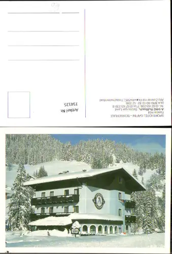 734125 Rußbach Sporthotel Garni Schischule im Winter