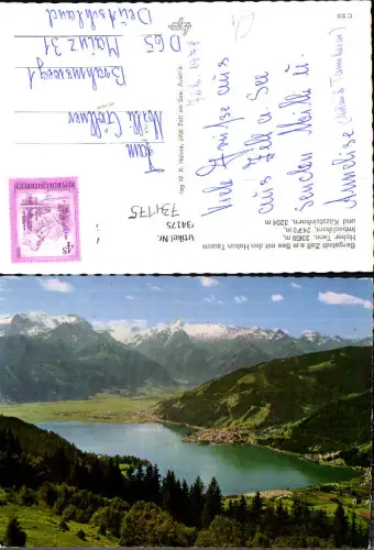 734175 Zell am See mit Hohen Tauern Hoher Tenn Imbachhorn Kitzsteinhorn
