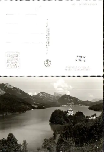 734186 Foto AK Fuschl am See Schloss Hotel Fuschl g. Schober u. Schafberg