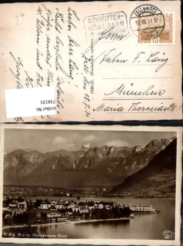 734191 Zell am See mit Steinernem Meer