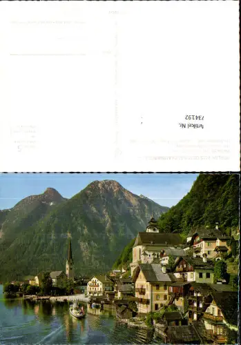 734192 Hallstatt am Hallstättersee mit Hirlatz Dachstein-Vorgebirge
