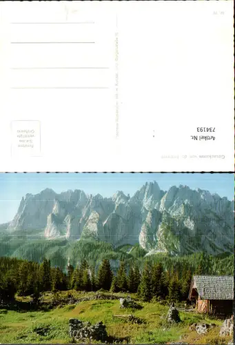 734193 Gosaukamm v. der Ebenalm Gosau