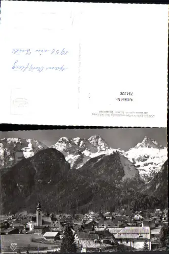 734220 Foto AK Lofer mit Loferer Steinberge 1956 pub Cosy 2300