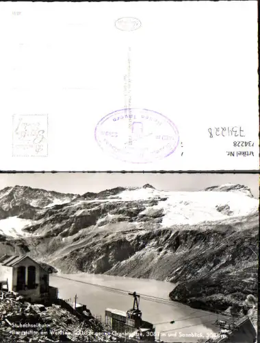 734228 Foto AK Uttendorf Stubachseilbahn Bergstation Weißsee geg. Granatspitze Sonnblick