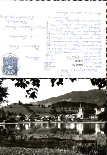 734231 Foto AK Goldegg im Pongau Ansicht mit Kirche See