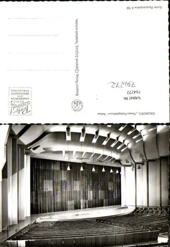 734272 Foto AK Salzburg Neues Festspielhaus Bühne Theater