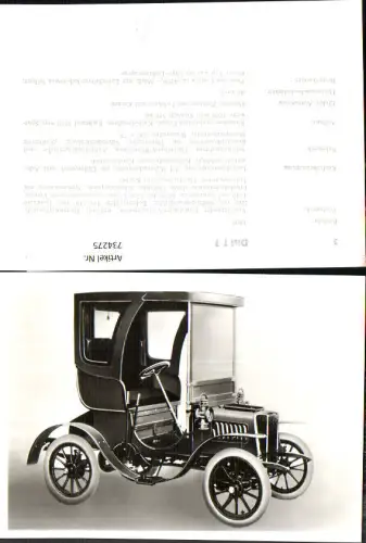 734275 Transport Auto Automobil Oldtimer Dixi T 7 Fahrzeug