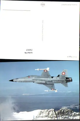 734317 Luftfahrt Flugzeug F-5 E Tiger II Kampfflugzeug Militär Schweiz