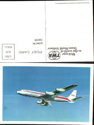734338 Luftfahrt Flugzeug TWA Trans World Airlines