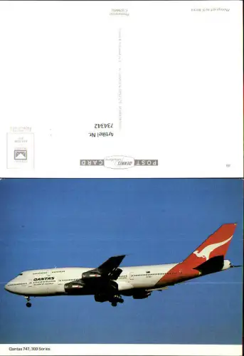 734342 Luftfahrt Flugzeug Qantas 747 300 Series