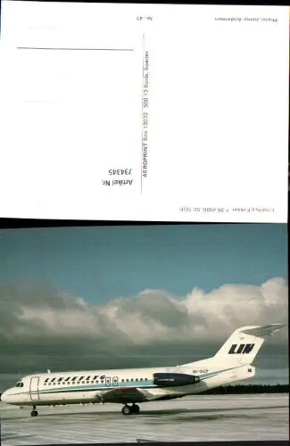 734345 Luftfahrt Flugzeug Linieflyg Fokker F-28-4000 SE-DGP