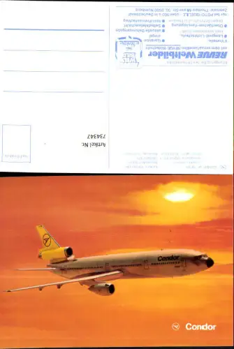 734347 Luftfahrt Flugzeug Condor DC 10-30