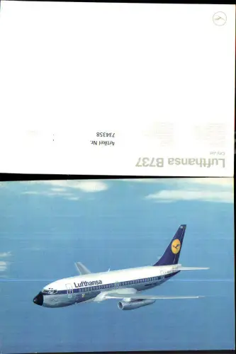734358 Luftfahrt Flugzeug Lufthansa B 737 City Jet