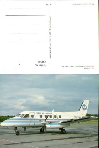 734368 Luftfahrt Flugzeug Finnaviation Embraer Bandeirante 110P1 OH-EBA