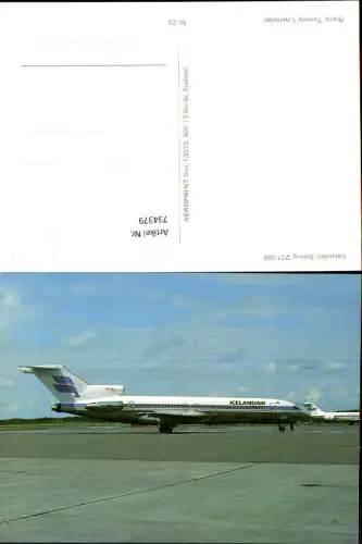 734379 Luftfahrt Flugzeug Icelandair Boeing 727-208