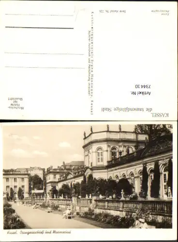 734410 Foto AK Kassel Orangerieschloss u. Marmorbad