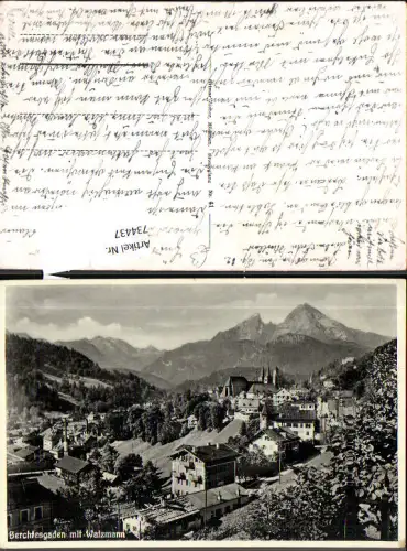 734437 Berchtesgaden mit Watzmann Ansicht 1932