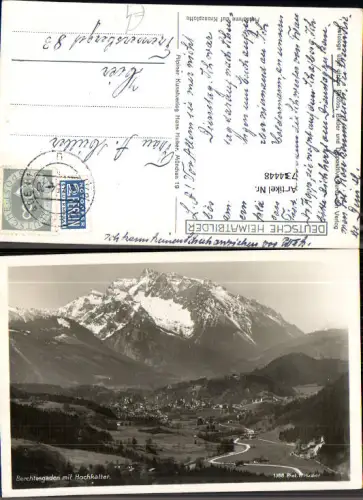 734448 Foto AK Berchtesgaden mit Hochkalter