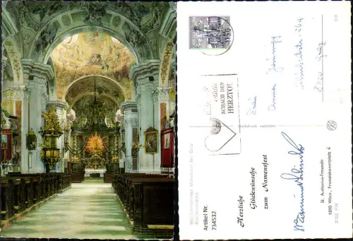 734532 Mariatrost b. Graz Wallfahrtskirche Kircheninneres