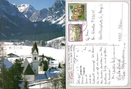 734538 Tragöß Schilift u. Langlaufloipe Wintersport Tragöß-Sankt Katharein