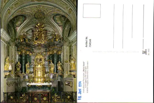 734544 Pinggau Pfarrkirche Maria Hasel Hochaltar Inneres