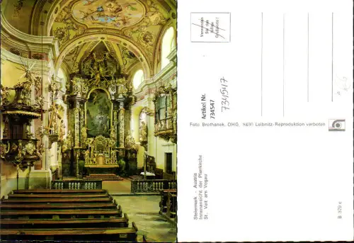 734547 St Veit am Vogau Innenansicht der Pfarrkirche