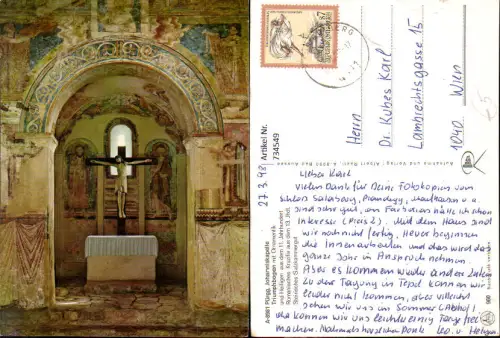 734549 Pürgg Johanniskapelle Triumphbogen Inneres
