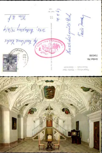 734598 Riegersburg Weißer Saal Burg Inneres