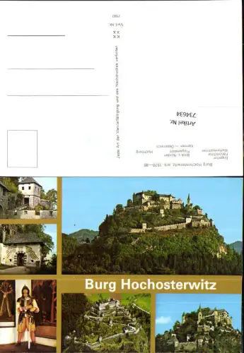 734634 Mehrbild AK St. Georgen am Längsee Burg Hochosterwitz Waffenkammer Engeltor Hochburg