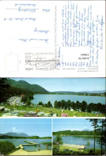 734641 Mehrbild AK Klopeiner See Turnersee Gösseldorfer See Sankt Kanzian am Klopeiner See