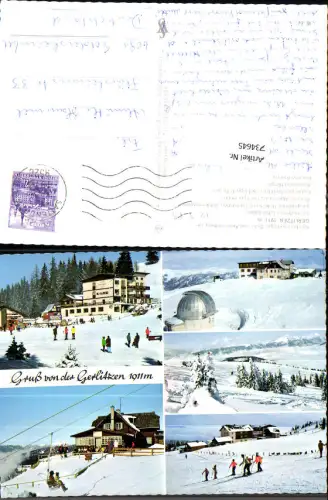 734645 Mehrbild AK Arriach Gerlitzen Wintersport Pension Alpenrose Gipfelhaus Gerlitzen