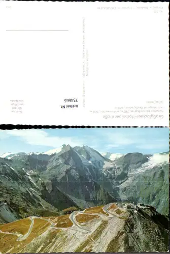 734665 Luftaufnahme Großglockner Hochalpenstraße Heiligenblut a. Großglockner Parkplatz Edelweißspitze Fuscher Törl