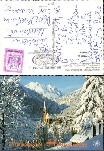 734668 Heiligenblut am Großglockner mit Kirche im Winter