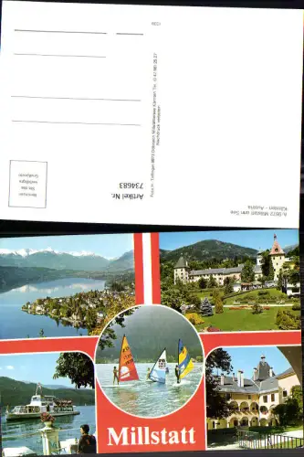 734683 Mehrbild AK Millstatt am See Schiff Windsurfen