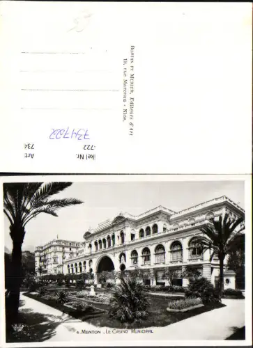 734722 Foto AK Monaco Monte-Carlo Le Casino Municipal
