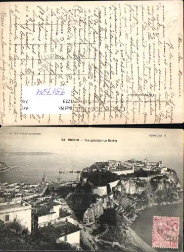 734729 Monaco Monte-Carlo Vue generale Le Rocher
