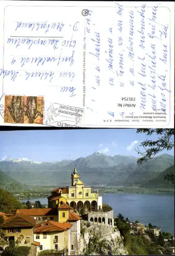735754 Locarno Lago Maggiore Orselina Santuario Madonna del Sasso Kirche