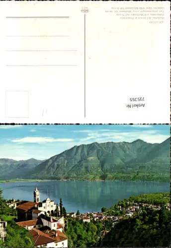 735765 Locarno Lago Maggiore Madonna del Sasso e Panorama Kirche