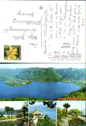 735769 Mehrbild AK Locarno Lago Maggiore Ascona Madonna del Sasso Orselina Locarno Muralto