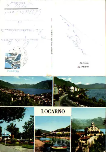 735772 Mehrbild AK Locarno Lago Maggiore Ansichten