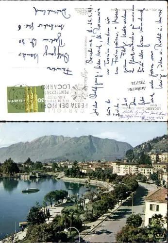 735774 Locarno Lago Maggiore Il Quai Schiff Ufer