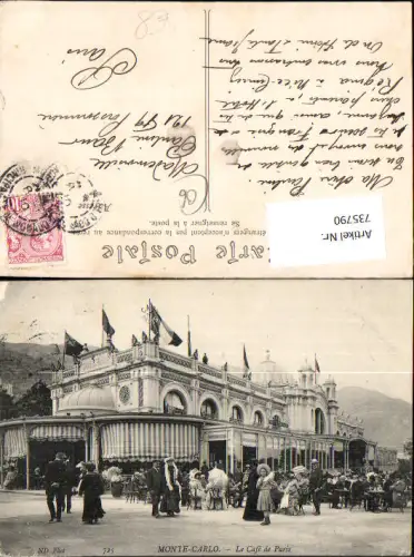 735790 Monaco Monte-Carlo Le Cafe de Paris