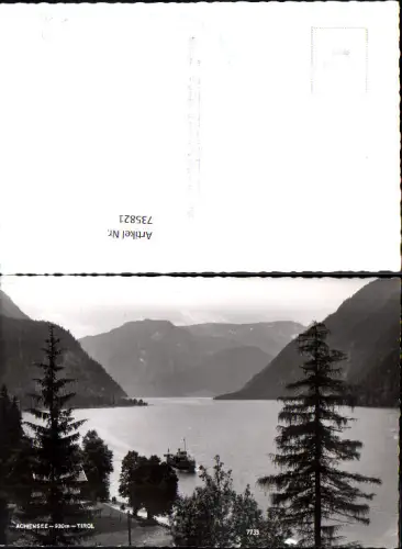 735821 Foto AK Achensee Tirol Schiff Dampfer Achenkirch