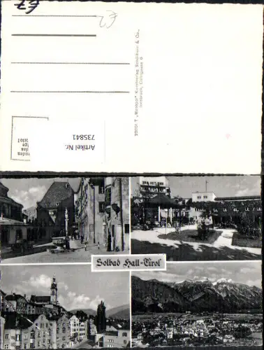 735841 Mehrbild AK Solbad Hall in Tirol Ansichten