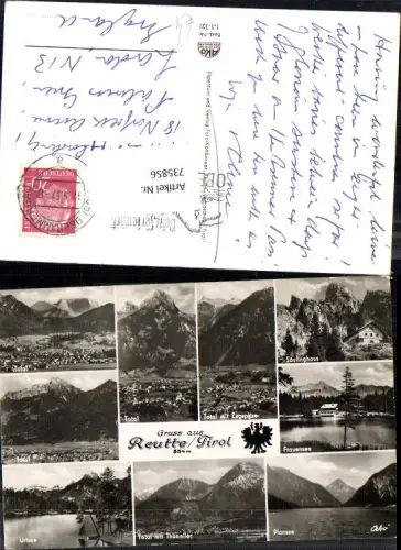 735856 Mehrbild AK Reutte in Tirol Total Urlsee Säulinghaus Frauensee